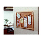 松久木框软木板留言板50*70cm图钉板照片板照片墙送图钉