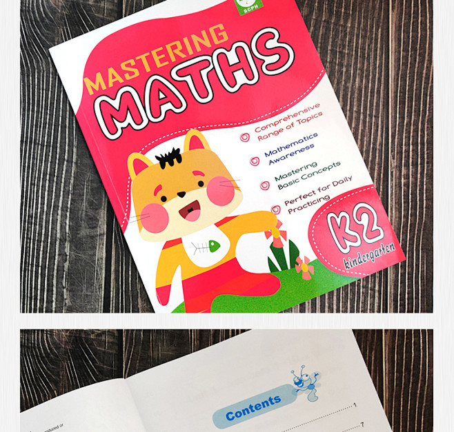 【英文原版】新加坡数学幼儿园全3册Mas...