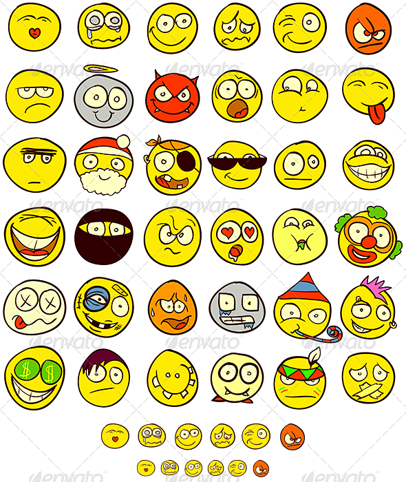 36个笑脸——人们的角色36 Smile...