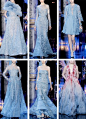 #穿上去一定会变明星的礼服# 周末的早晨，给大家带来Elie Saab 2014/2015秋冬作品～奢华高贵、优雅迷人，难怪女明星们走红毯，无论如何都要一定要穿一次Elie Saab!#全国婚纱派对嫁衣礼服高级定制租赁# #时尚# #礼服# #优雅# #抹胸# #性感# #嫁依# #名模#