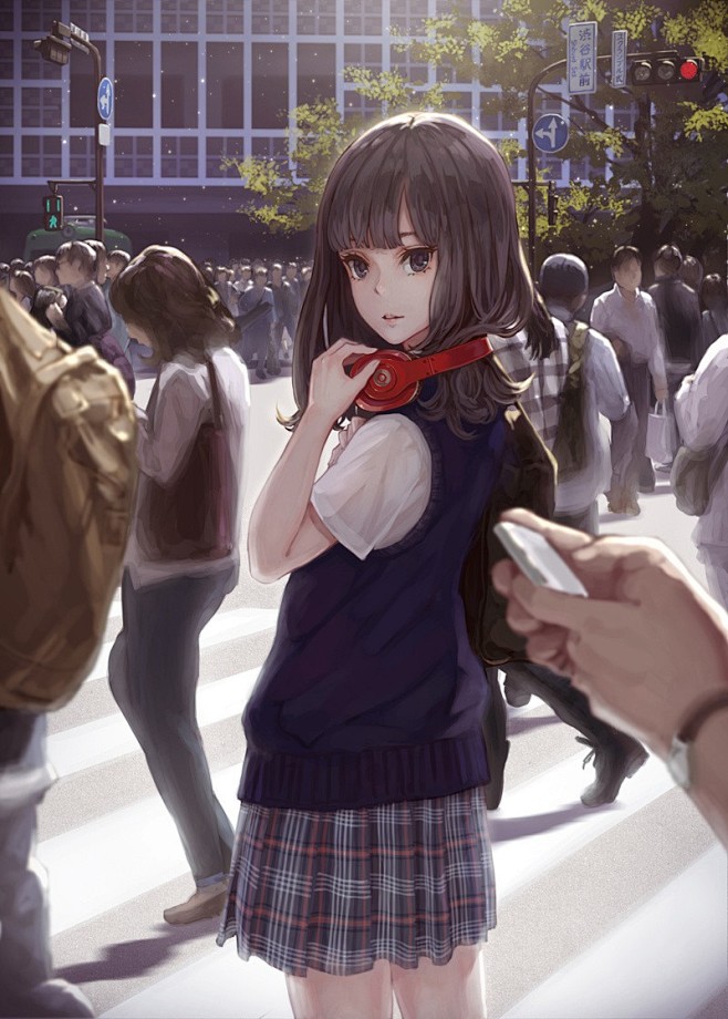 acgn二次元制服少女图片