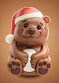 3D chocolate bear : Hope you like it !