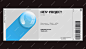 Ticket featuring colorful realistic balls Great for branding presentation poster cover art tickets prints etc