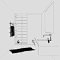 Doodle - Shower : Quick doodle of a shower room