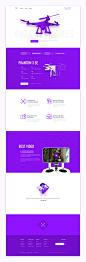 Dji Phantom concept landing page : Dji Phantom concept landing page 