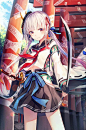 壁纸 | 少女带刀 : 那个天记得来取哦