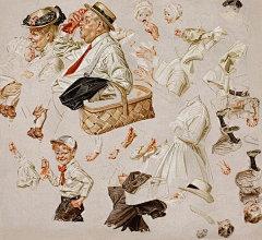 开心lion采集到上个世纪初美国插画黄金时代的高手 J.C. Leyendecke