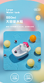 极地物种浴缸加湿器usb家用静音卧室大容量雾量上加水孕妇婴儿净化空气小型加湿器喷雾宿舍学生办公室桌面-tmall.com天猫
