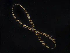Exploring multi-directional lettering.