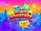 Blob Monsters iOS game : Character & Background & UI Designs for Blob Monsters games.All rights reserved to Poker Face Apps (Australia)