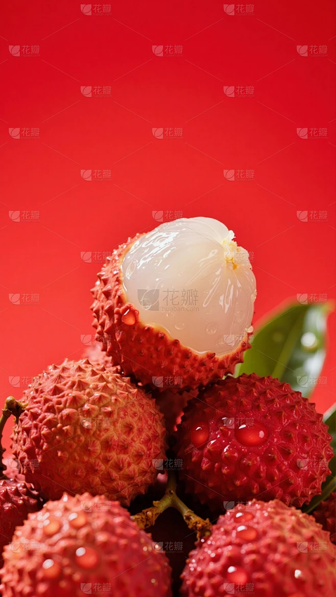 长安的荔枝实景感荔枝背景素材-花瓣网