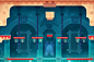 Abraca concept art, Castle level : The definitive concept background of Abraca, for the castle level.