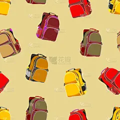 背包,式样,几何形状,行李,背包客,壁纸,设备用品,书包,重复,教育