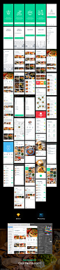 餐厅、饮食app ui capi .sketch .xd .psd素材下载