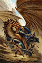 Todd Lockwood - The Serpent and the Dragon.jpg: Dragon S, Myth, Art Dragons, Fantasy Fairies Dragons, Fantasy Art, Dragons Art, Todd Lockwood