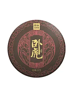 雨林古树茶 2022卧虎 云南西双版纳古树茶普洱茶熟茶饼茶叶357g-tmall.com天猫