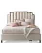 Bernhardt Bayonne Channel Tufted California King Bed