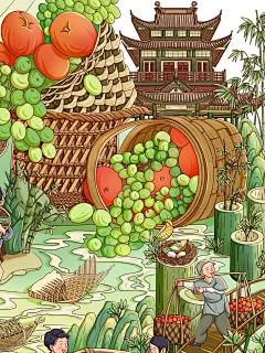 原创插画_非遗文化传承插画 已参赛_2_Red Rain 插画师_来自小红书网页版