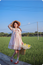 【现货】日系甜美可爱软妹轻lo裙连衣裙森女小清新甜美萝莉少女心-淘宝网