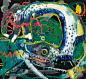 leopard seal McClendon Fine Art Modern Fine Art Asheville Painting