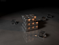 General 1600x1200 digital art render CGI cube reflection 3D Blocks 3D 3D Abstract