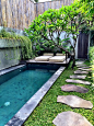 Bali, Indonesia. Hu'u Villa.: