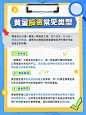 金融黄金投资知识科普小红书配图套装