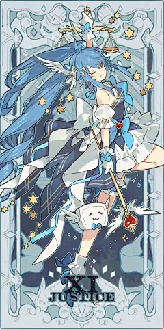 （1）是2233娘a 塔罗牌-白羽是只鸽子