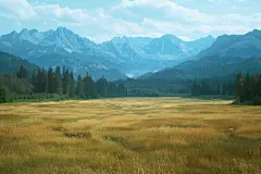 草原秋色精美壁纸