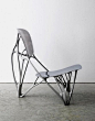 个性创意不锈钢休闲椅