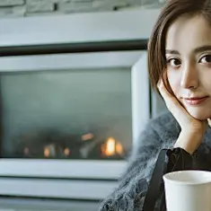 古力娜扎冬日唯美意境高清桌面壁纸-明星壁纸-壁纸爱好者