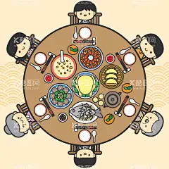 食物插画 团圆饭   - 源文件下载【酷图网】食物插画,团圆饭,餐饮元素,餐饮素材,食物,食物元素,食物素材,食物装饰,卡通食物,食材,食材元素,食材素材,食材装饰,年夜饭,年夜饭元素,聚餐,聚餐元素,火锅,火锅元素,火锅素材,火锅装饰,手绘食物,插画食物,食材插画,