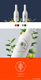 橄榄油logo/橄榄油包装设计/人物logo/玻璃瓶包装设计
