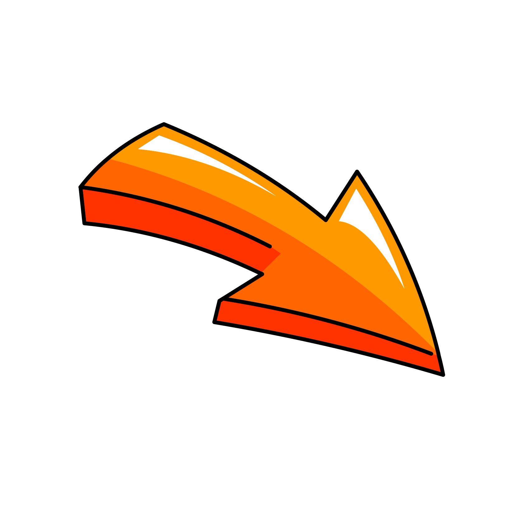 上升箭头指向方向指示立体数据下降左右符号旋转PNG免扣免抠素材