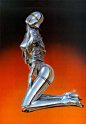 #插画艺术#性感机器Sexy Robot by #空山基#（#Hajime Sorayama# / 1947年出生）, 1983 ​​​​