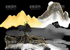 中国风山水背景  - 源文件下载【酷图网】立春背景,广告设计,中国风山水,水墨山水,底纹边框,设计,泼墨山水,中国山水背景,山水剪影,春意背景,清明背景,水墨山水背景,