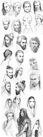 Sketches compilation - January by mannequin-atelier ★ Find more at http://www.pinterest.com/competing/: 