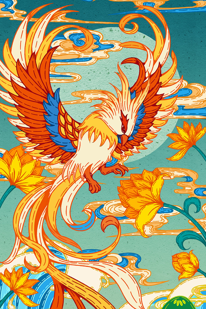神異經-大鵬鳥：其鳥銘曰：有鳥希有，綠赤...