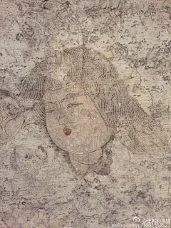 盛唐 天宝 玄宗贞顺皇后（武惠妃）石椁线刻 陕西历史博物馆藏