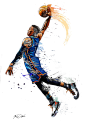 NBA- ENTERBAY : My work of painting and illustrations for the brand ENTERBAY and the NBA.