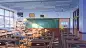 Classroom, Arseniy Chebynkin : This image done in collaboration with my friend and colleague https://www.artstation.com/artist/vvcephei He create this beautiful 3d scene, my work here is render compositing, color and light post process + stylization.

Bac