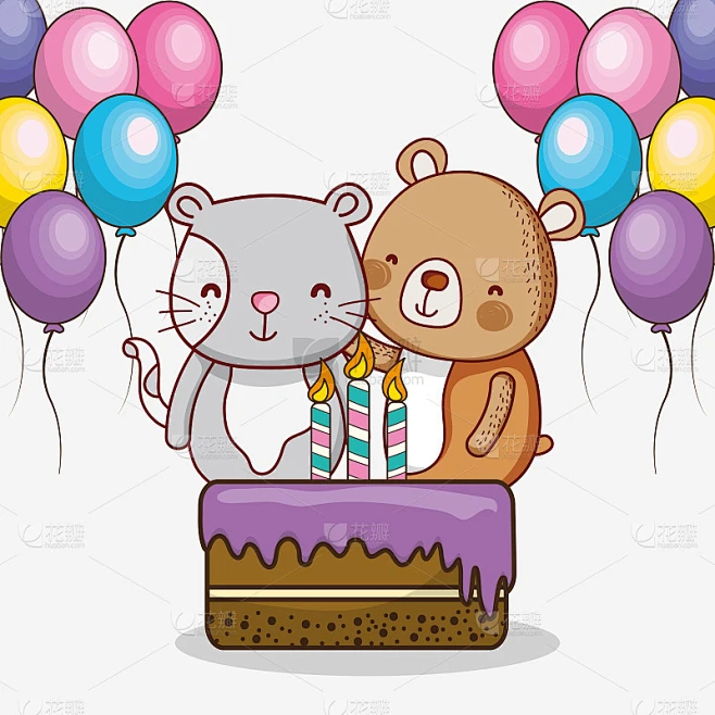 happy birthday card cartoons图片_其他图片图片素材-花瓣网