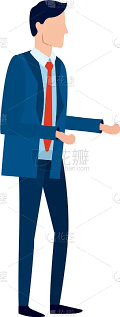 男商人,头像,卡通,商务,专业人员,经理,现代,城市