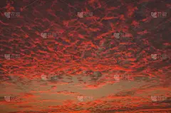 天空,红色,自然,水平画幅,橙色,地形,无人,抽象,黄昏,户外