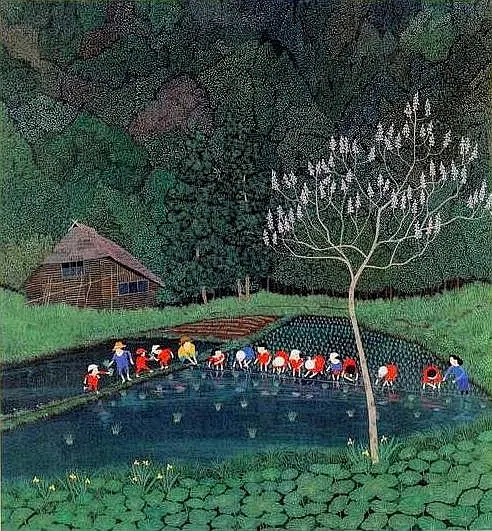 阿瓦尔古丽的相册-画作上了邮票的画家原田...