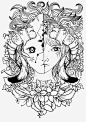 星座黑白装饰画免抠png素材_新图网ixintu.com