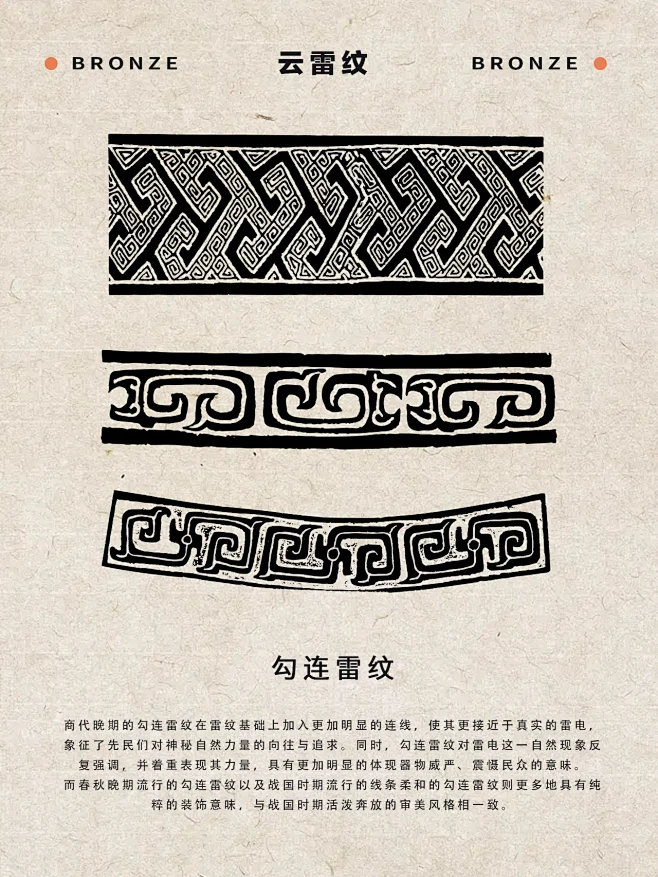 中国传统纹样 | 云雷纹（图文）