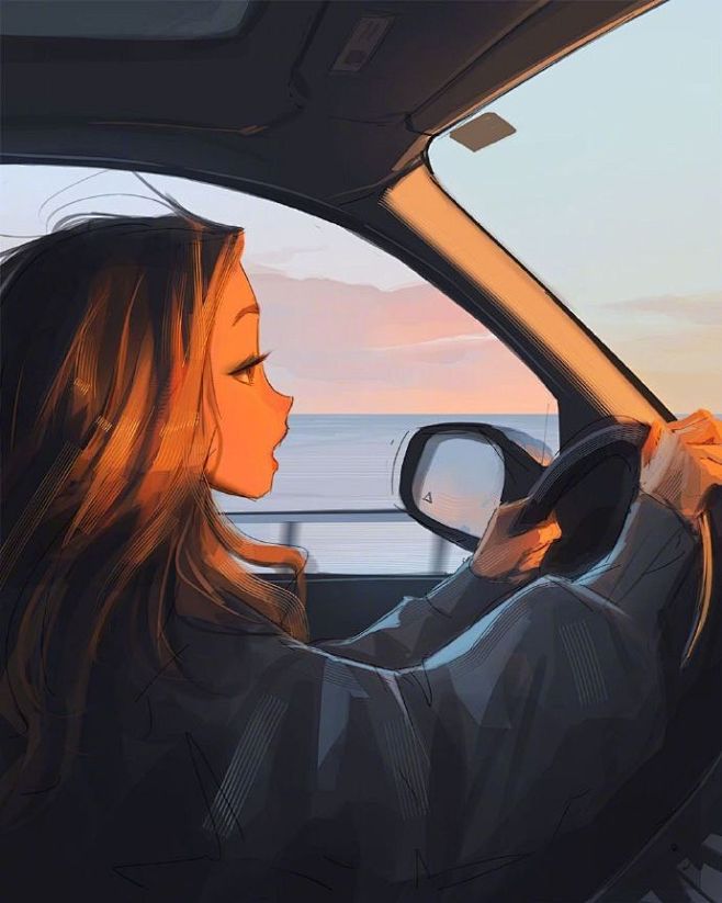 加拿大插画师Sam Yang笔下的可爱女...