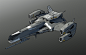 Destiny: Jump Ships, Isaac Hannaford : 3D rough model and paintovers based on initial sketches by Ryan Demita