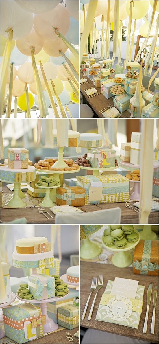 pastel wedding decor...